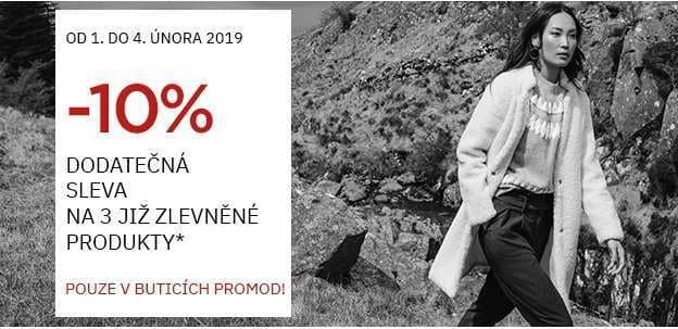 Extra sleva 10% na výprodej