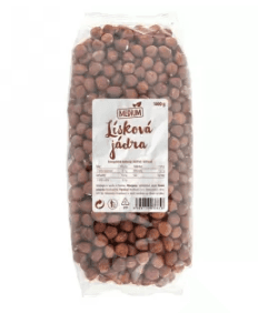 Lísková jádra neloupaná 1 kg