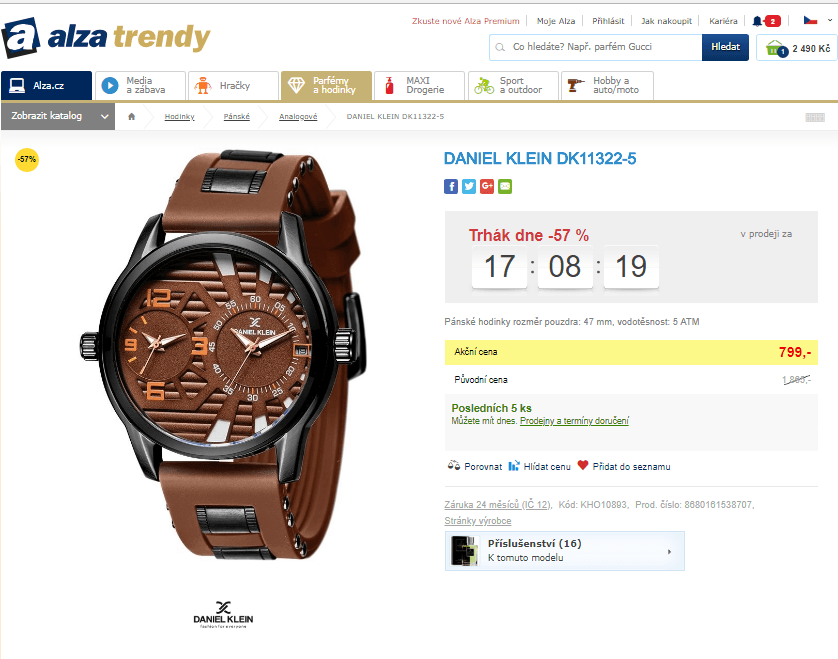 Pánské hodinky Daniel Klein DK11322-5