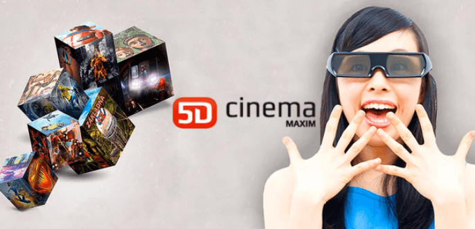 Lístek na libovolný film do 5D Cinema MAXIM