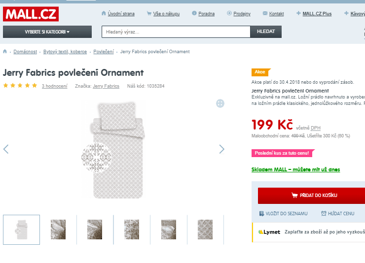Bavlněné povlečení Jerry Fabrics 2 druhy