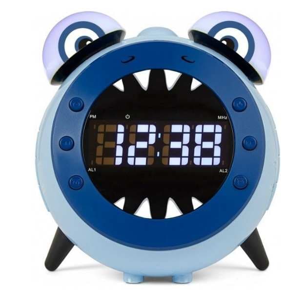 Radiobudík Nikkei, noční světlo, 2 alarmy