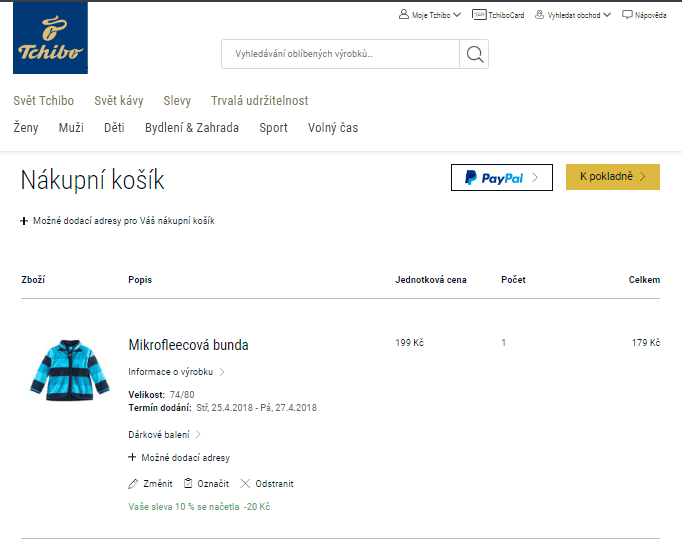 Mikrofleecová bunda - dětská chlapecká