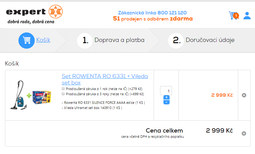 Vysavač Rowenta RO 6331 + Vileda Ultramax