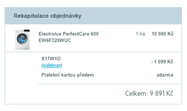 Pračka Electrolux,  A+++, 8kg, 1200 ot/min