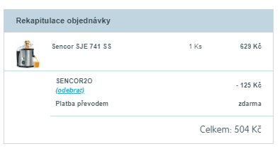 Odšťavňovač Sencor SJE 741 SS