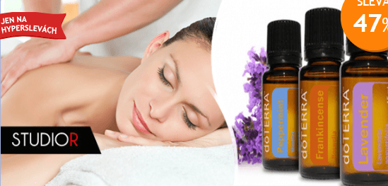 Aroma masáž technikou Aromatouch