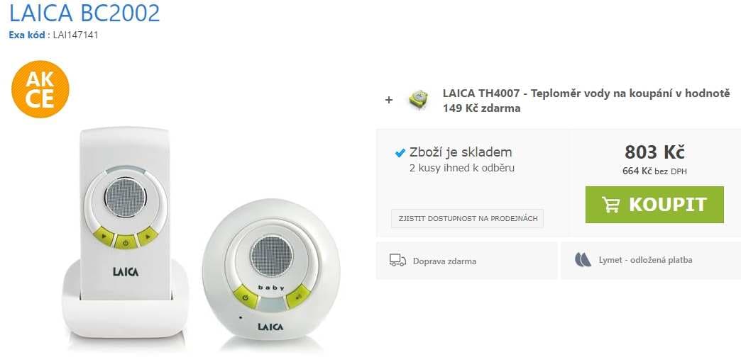 Dětská audio chůvička Laica