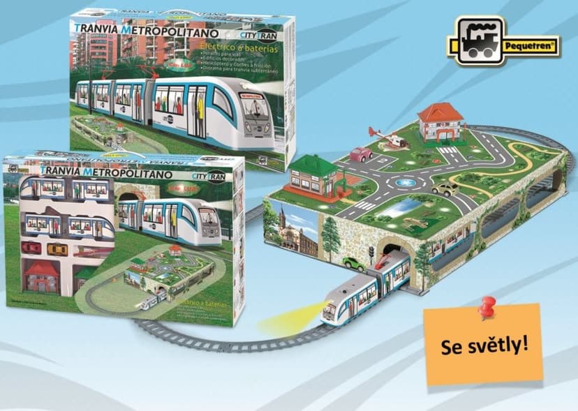 Tramvajodráha Pequetren City TRAM