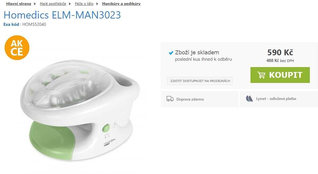 Sada pro kompletní domácí manikúru HoMedics