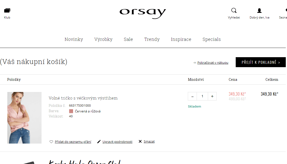 Sleva 30% na vybrané jarní outfity
