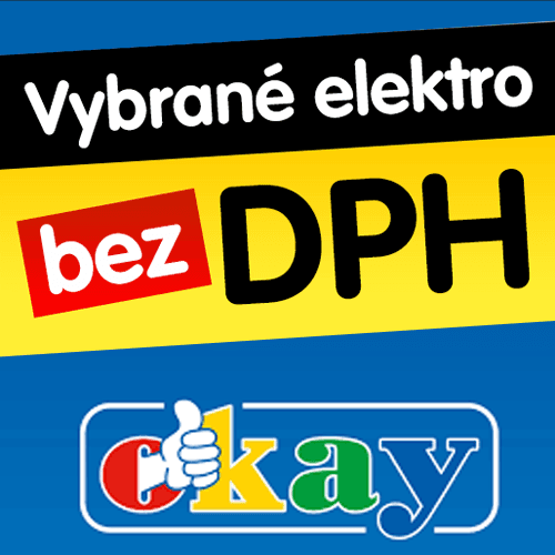 Okay - stovky produktů bez DPH