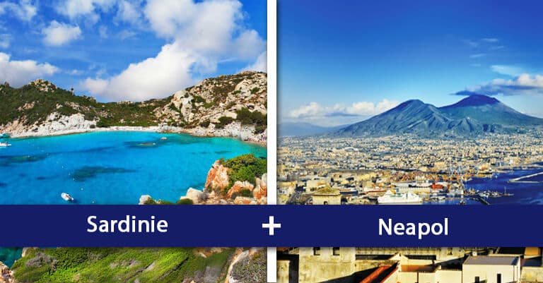 Trip 2v1: Sardinie + Neapol za 2 270 Kč