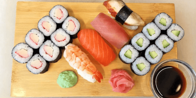 Pestré sushi sety 12 ks