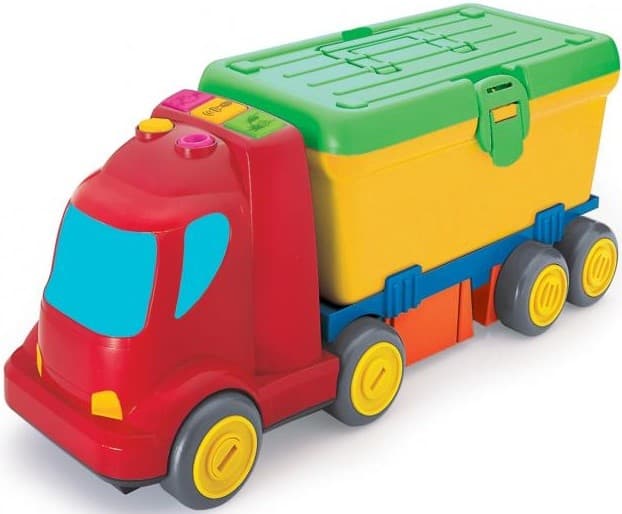 Náklaďák s boxem na nářadí B-Kids