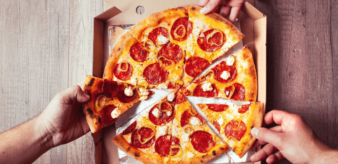 1× pizza (průměr 32 cm)