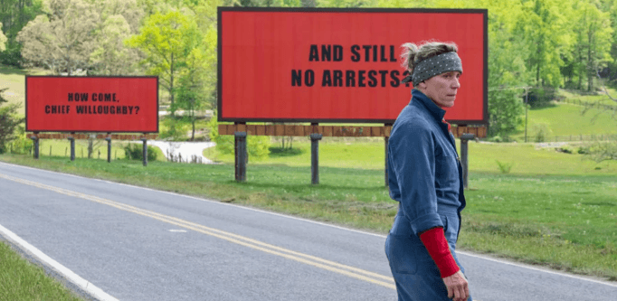 2 vstupy na film Tři billboardy kousek za Ebbingem