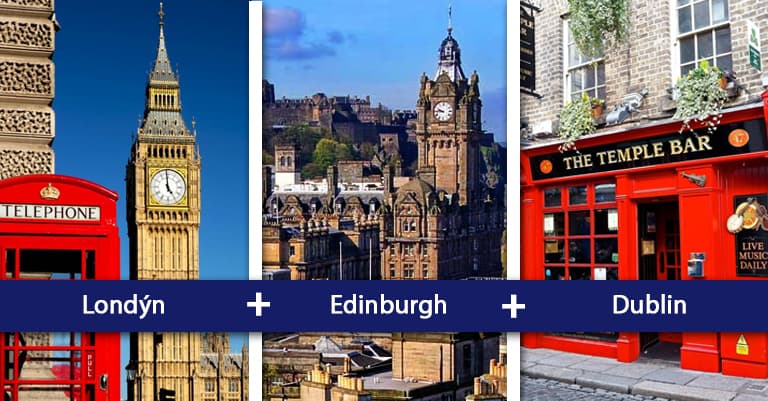 Eurotrip: Londýn + Edinburgh + Dublin