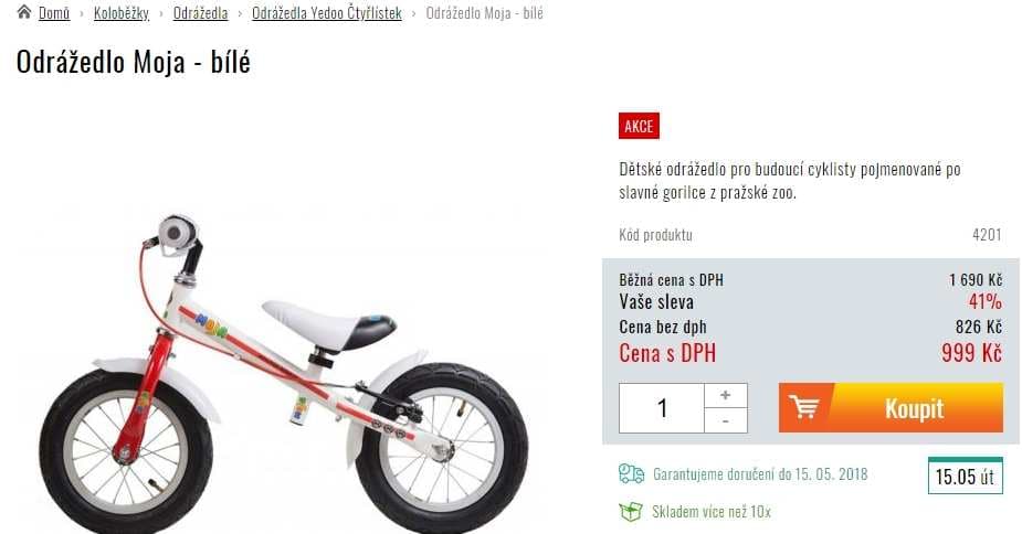 Odrážedlo pro děti MOJA
