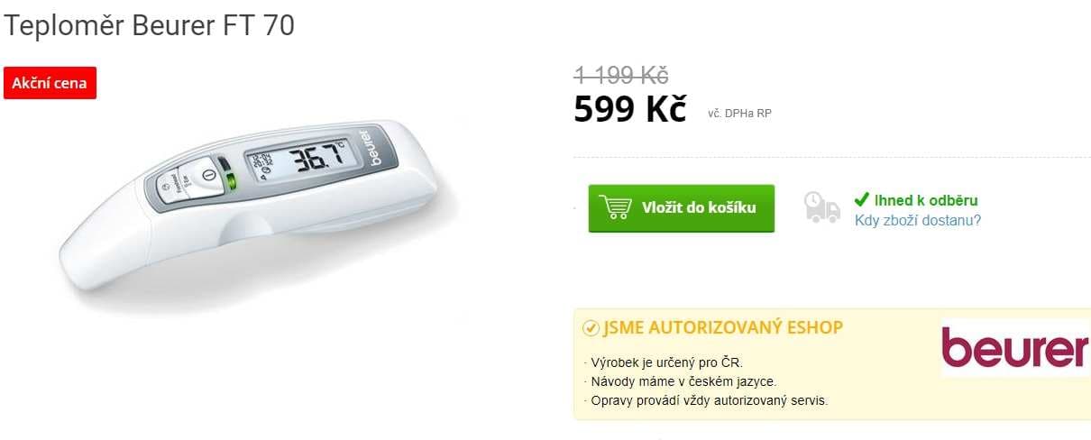 Teploměr 7v1 Beurer FT70
