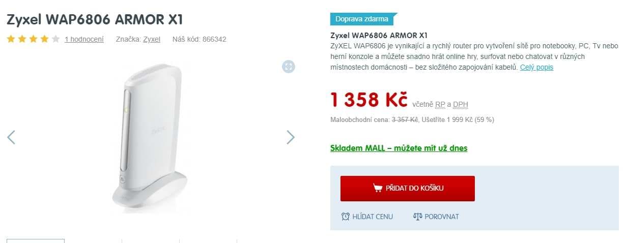 Zyxel Armor X1 - wifi AP, repeater, client