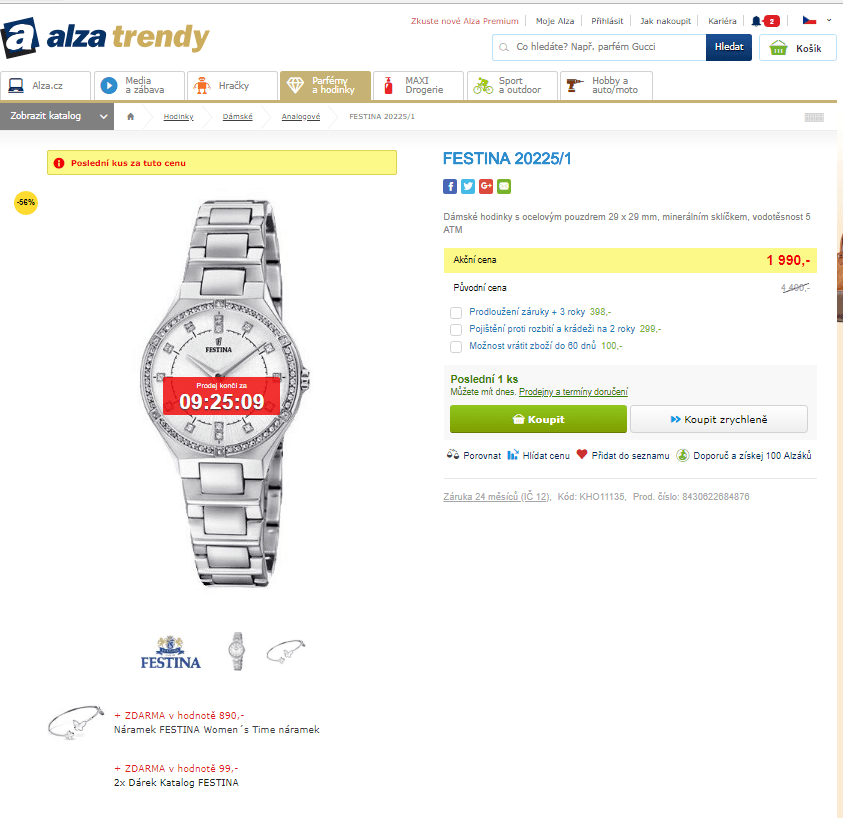 Dámské hodinky FESTINA 20225/1