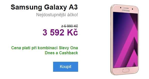 Samsung Galaxy A3 a A5 za super ceny