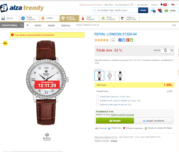 Dámské hodinky ROYAL LONDON 21320-04