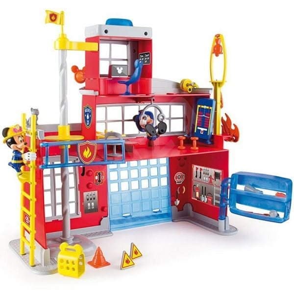 Mickey Mouse hasičská stanice + figurky