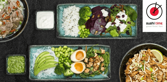 Kredit v ceně 500 Kč na cokoli z menu v Sushi Time