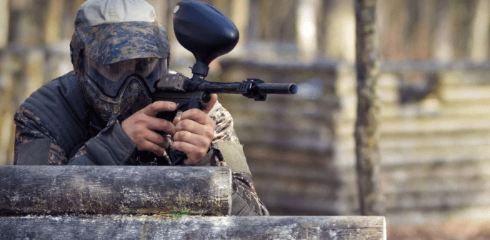 3–4 hodiny paintballu na přírodním hřišti