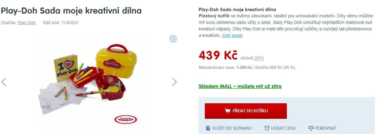 Kreativní sada pro děti Play-Doh 