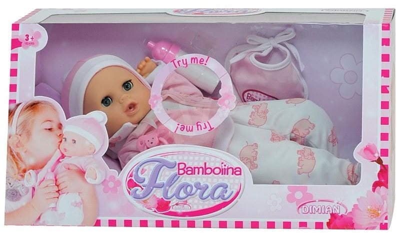 Panenka Bambolina Flora s 50 českými slovy