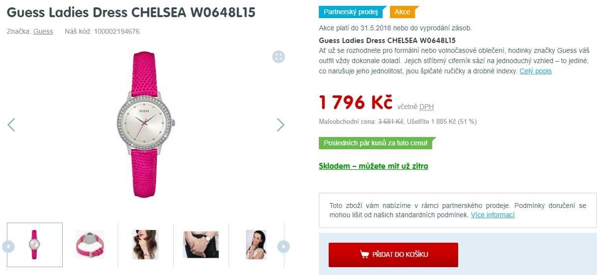 Dámské hodinky Guess Chelsea Ladies