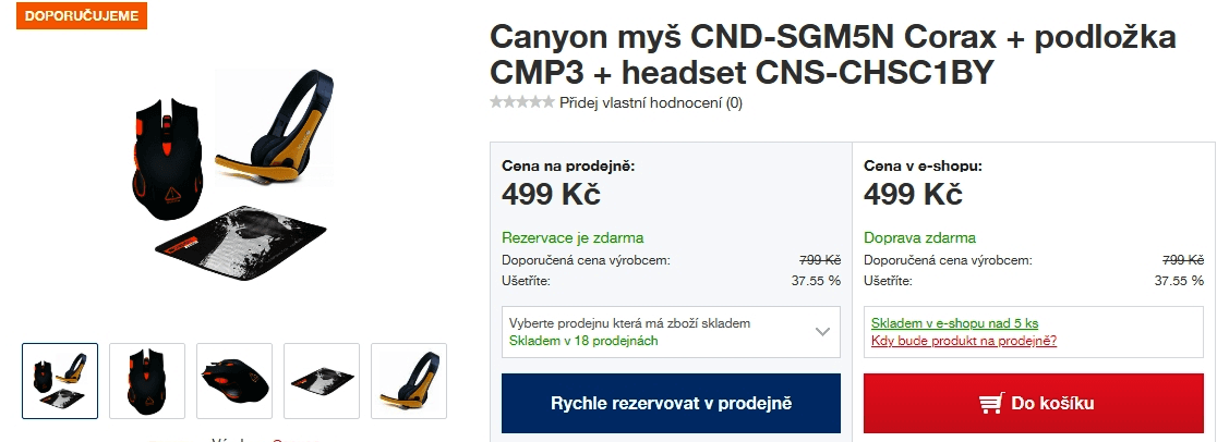 Herní set Canyon