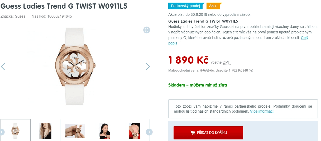 Dámské hodinky Guess Ladies Trend G