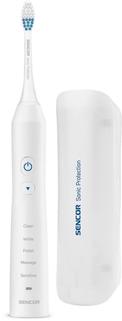 Sonický zubní kartáček Sencor, UV sterilizátor