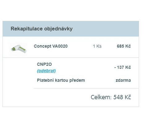 Ruční bateriová vakuovačka Concept Fresh