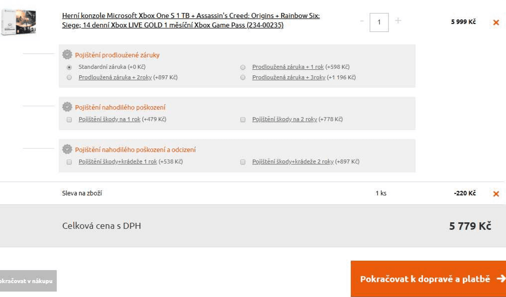 Herní konzole Xbox One S 1 TB