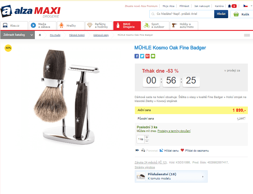 Sada na holení MÜHLE Kosmo