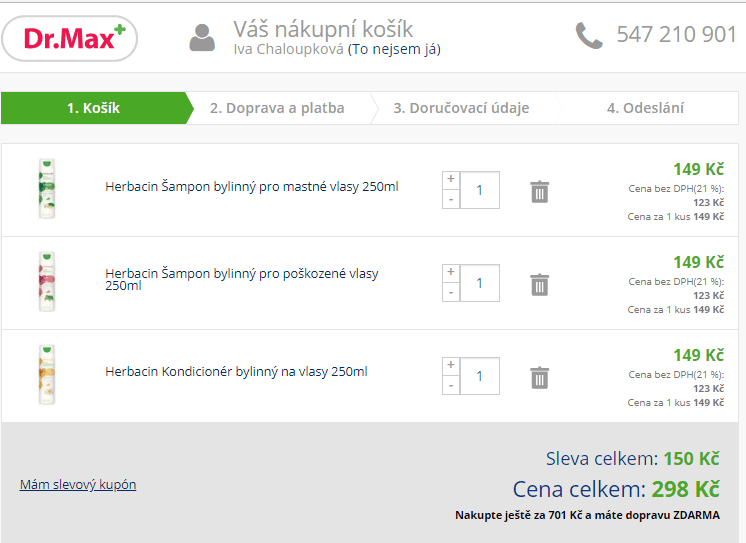 Přírodní kosmetika Herbacin