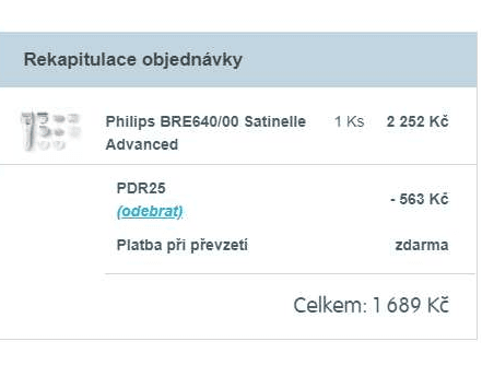 Epilátor Philips BRE640/00