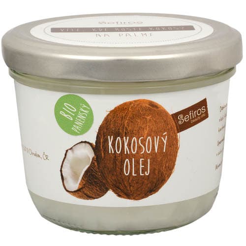 Bio kokosový olej, panenský Sefiros 180ml
