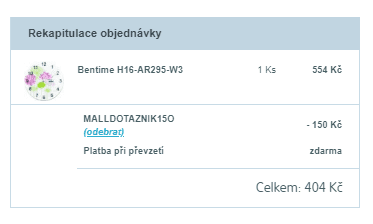 Nástěnné hodiny Bentime H16-AR295-W3
