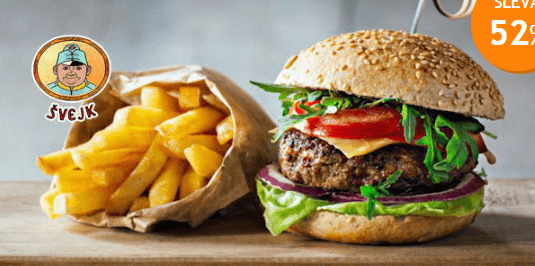 Burger s hranolky a domácí tatarkou