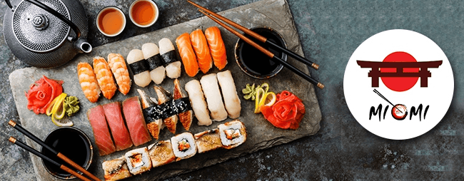 50% slevový kupon na jídlo v SUSHI-MIOMI