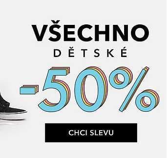 Sleva 50% na vše z kategorie Děti