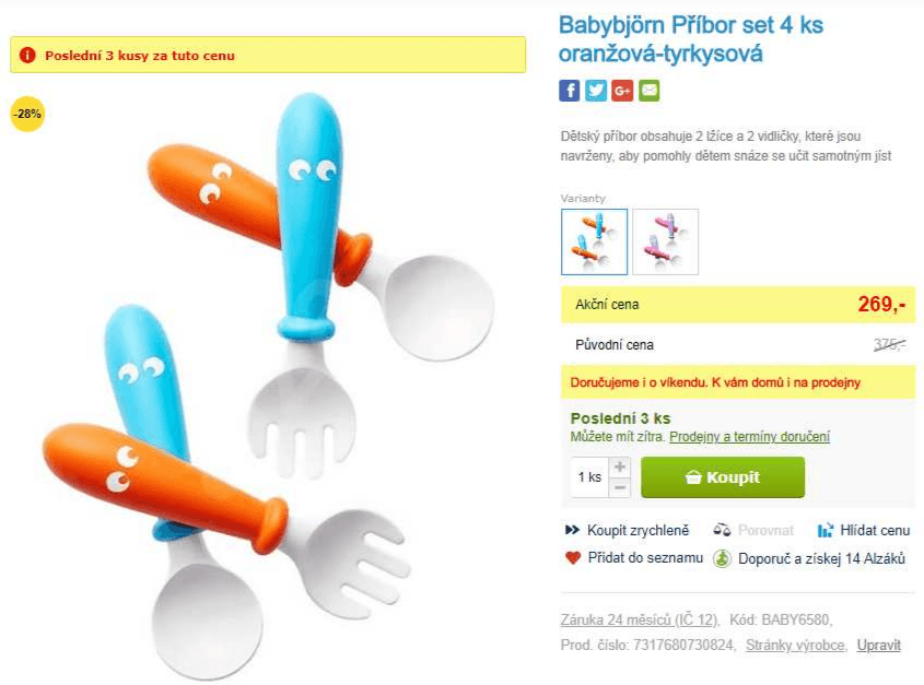 Sada dětského přiboru BabyBjörn