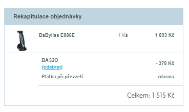 Zastřihovač vousů BaByliss E886E
