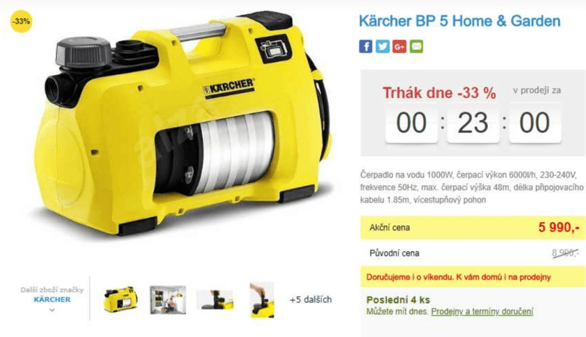 Čerpadlo KÄRCHER BP 5 Home & Garden